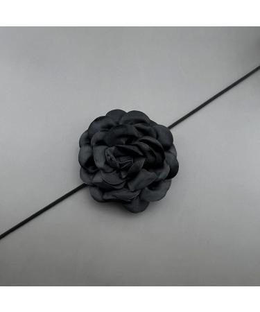 Shop Southjieling Fashionable Rose Necklace | Trendy Gothic Jewelry for Girls & Women - Pink Fabric Tie - Buy Online on GoSupps.com