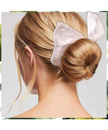 Herbests Deft Bun Maker | Magic Hair Donut Tool for Women & Girls | Easy Styling with Flexible Cotton Hairband - Black & Red - Buy Online on GoSupps.com