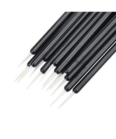 150 Piece Disposable Makeup Applicators Set - Eyeliner & Lip Liner Brushes in Black/White - Buy Online on GoSupps.com