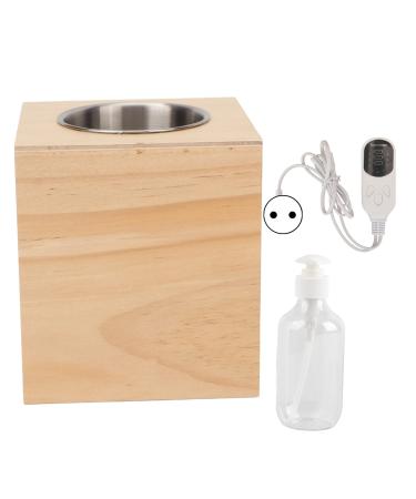 Massage oil Warmer oil bottles heating built-in timer adjustable temperature lotion heater bottle for salon barbershop spa lotion warmer (EU plug)