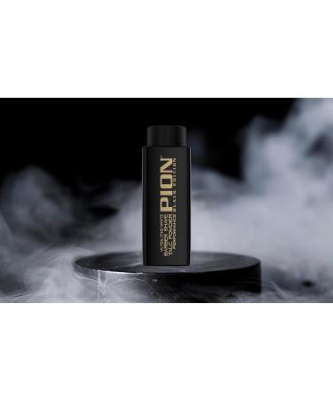 Pion Barber Shave Talc Powder Black Edition - Ultra Fine White Powder for a Smooth Shaving Experience 180g - Buy Online on GoSupps.com