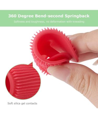 Benkeg Facial Brush - 4Pcs Facial Brush Silicone Cleansing Pad Pore Cleansing Pad Acne Removal Facial Brush Baby Shower Tool Brush Random Colors - Buy Online on GoSupps.com