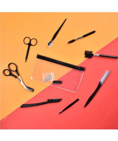 Jiamian 12-Part Eyebrow Trim Set Professional Eyebrow Care Tools with Scissors Tweezers & Brushes for Perfectly Shaped Eyebrows - International Shipping Available - Buy Online on GoSupps.com