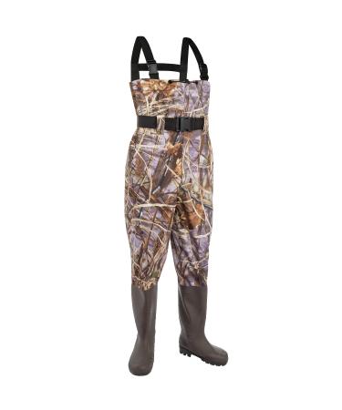KOMEX Chest Waders for Men with Boots Waterproof, Fishing & Hunting Waders with Boot Hanger Camo 11