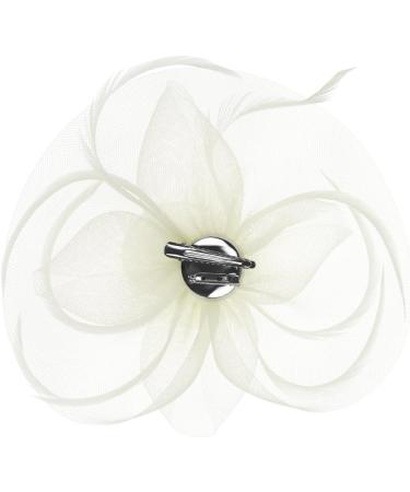 Elegant Tulle Fascinator Hats with Feathers & Flowers - Perfect Hair Accessories for Tea Parties Weddings & Church - Buy Online on GoSupps.com