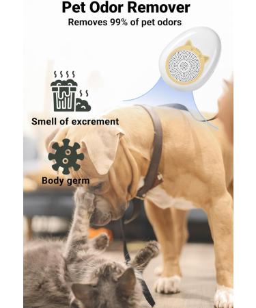 Mknzome Cat Litter Deodorizer | Intelligent Odor Eliminator | 99% Effective Air Purifier for Cat Toilets & Small Spaces - Buy Online on GoSupps.com