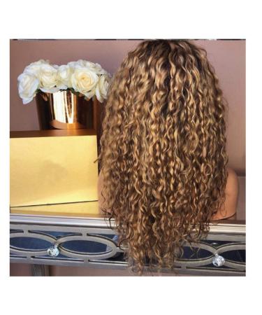 BGHJUE N Yellow Roll Synthetic Wig for Women - Left Side Parting Heat Resistant High Density White Hair Wig - Buy Online on GoSupps.com