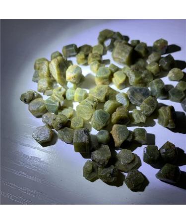 Natural Crystal Rough 100g Natural Stones and Minerals Yellow Green Corundum Crystals Rough Gemstone Specimen Chakra Reiki Balancing - Buy Online on GoSupps.com