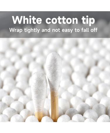 Buy 2 Boxes of 200 Eco-Friendly Bamboo Cotton Swabs - Biodegradable Plastic Free & Portable - Buy Online on GoSupps.com