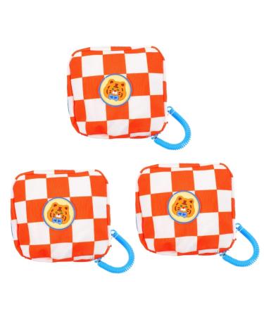 Healifty 3pcs Aunt's Towel Storage Bag Girls' Accessories Pocket Organizer Pouch Outfit Sets for Women Mini Wet Bag Portable Holder Teen Pads Pu Red Small Tampon Holder Zipper Miss