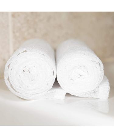 36 Inch Exfoliating Bath Cloth Towel (3 Pack) - Gray, White, Green Nylon - Durable Stitching - Buy Online on GoSupps.com