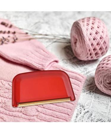 Mini Kamm Pullover Razor Fuzz Lint Remover - Portable Clothing Brush Tool for Wool Coats & Clothing - Red - Buy Online on GoSupps.com