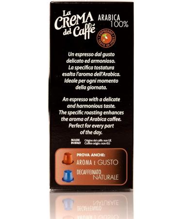 The 100% Arabica Coffee Cream 120 Nespresso Compatible Capsules 100% Arabica Precious Blends with a Delicate and Balanced Taste with Floral and Fruity Notes - Buy Online on GoSupps.com