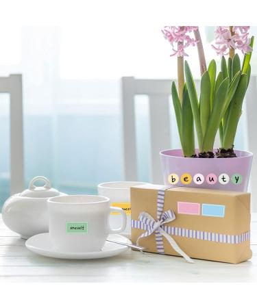 310 Pcs Waterproof Removable Labels  Daycare Bottles Adhesive Name Label Stickers for Water Bottles Mason Jar Storage Containers Home School Supplies 4 Size 310 - Buy Online on GoSupps.com