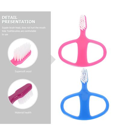 Minkissy 45 PTH False Toothbrush & Cleaner | Soft Manual Baby Toothbrush with Case | Safe Prothesis Cleaning for Toddlers - Buy Online on GoSupps.com