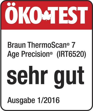 Buy Braun IRT6520 ThermoScan 7 Infrared Ear Thermometer + 40 Replacement Caps & Storage Bag Accurate Temperature Measurement for All Ages - Free International Shipping - Buy Online on GoSupps.com