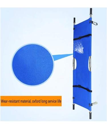 Folding Compact Stretcher Portable Stretcher with Wheels for Emergency Rescue Hospital Clinic Home Sports Venues - Buy Online on GoSupps.com
