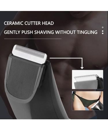 KEMEI 3208 Body Hair Trimmer for Men | Electric Groin Trimmers & Cordless Grooming Set | Multi-Function Washable Pubic Hair Shaver - Buy Online on GoSupps.com
