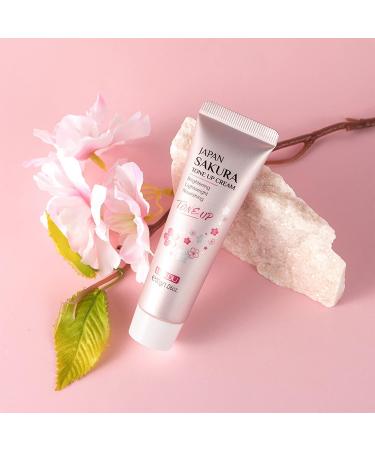 MIESCHER Sakura Tone Up Cream 1.06 Fl OZ - Hydrating, Lightweight & Brightening Face Cream - Buy Online on GoSupps.com