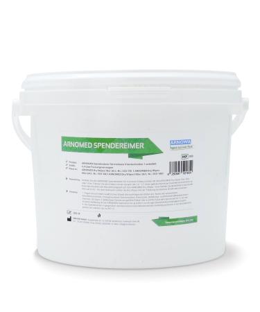 Arnomed bucket for disinfection wipes 4x unpublished donor can for Dry Wipes 3.4l donor system for surface information wipes accessories for towels for watering with compartment infectal funds only bucket 4