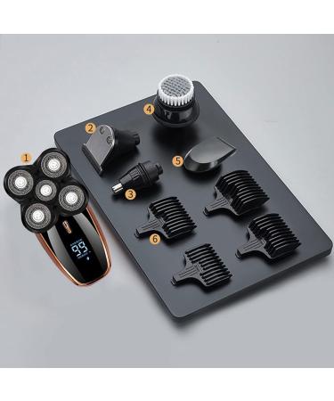 TEMKIN Electric Shaver for Men - Rechargeable Washable Five-Blade Beard Trimmer & Nose Hair Razor - Perfect for Face & Sideburns Cleaning - Buy Online on GoSupps.com