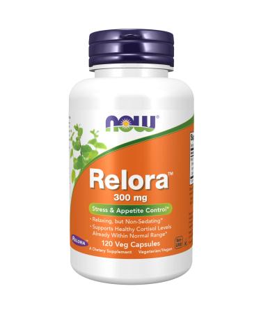 NOW Supplements, Relora 300 mg (a Blend of Plant Extracts from Magnolia officinalis and Phellodendron amurense), 120 Veg Capsules