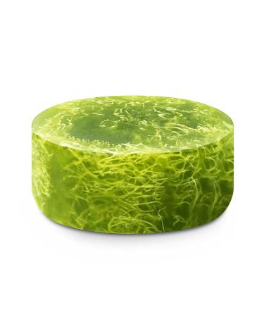 Dead Sea Goods | Lemon & Spearmint Loofah Soap with Dead Sea Minerals - Refreshing Green Bar for Healthy Skin | International Shipping Available - Buy Online on GoSupps.com