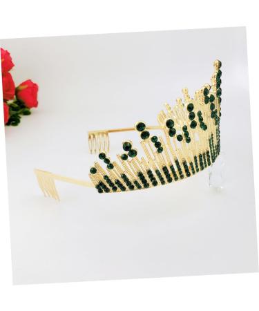 FRCOLOR 1pc Full Color Crown Beautiful Hair Comb Chic Headdress Bride Hair Decor Crystal Hair Decor Beautiful Hairband Comb Hair Decor Comb Hair Comb Accessory Chic Female Headdress - Buy Online on GoSupps.com