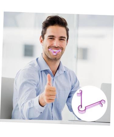 Beatifufu Lip Muscle Trainer Lift Tightener Lips Shaper Smile Corrector Face Exerciser Lift Mouth Oral Exerciser Muscle Lips Trainer Mouth Muscle Tightener Lips 9.30X7.70X1.50CM Purple - Buy Online on GoSupps.com