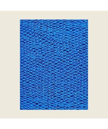 Blue African Net Body Scrubber for Skin Exfoliation - Long Stretch Bath Sponge for Shower Wash - Buy Online on GoSupps.com