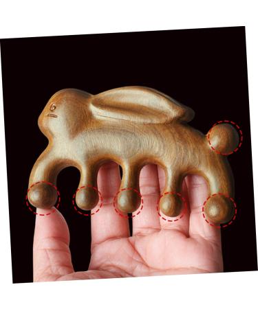 Healeved Green Sandalwood Massage Comb - Neckholder for Women | Guasha Massage Tools | Portable Wooden Ridge Headgear - Buy Online on GoSupps.com