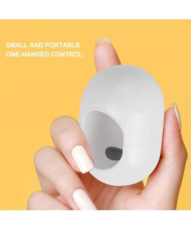 Mini UV LED Nail Lamp - 5W Portable Quick-Drying Nail Dryer for Gel Manicure - Ideal Nail Art Tools for Home & Travel - Buy Online on GoSupps.com