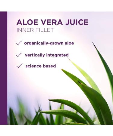 Lily of the Desert Organic Aloe Vera Juice Drink - Vegan, USDA Certified Inner Fillet, Gluten Free, Liquid Digestive Aid - 32 Fl Oz, Pack of 2 - Buy Online on GoSupps.com