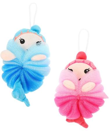 Healeved 8 Pcs Cartoon Bath Sponge Set - Kid-Friendly Exfoliating Loofah & Shower Pouf for Ultimate Clean & Fun - Buy Online on GoSupps.com
