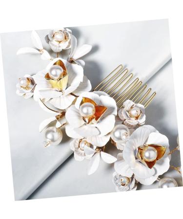 Ipetboom Bridal Headpiece Crystal Headpiece Women Hair Accessories Hair Jewels for Women Bridal Headdress Soap Dispenser Foam Tiara Bridal Comb Bride Wedding Hair Comb - Buy Online on GoSupps.com