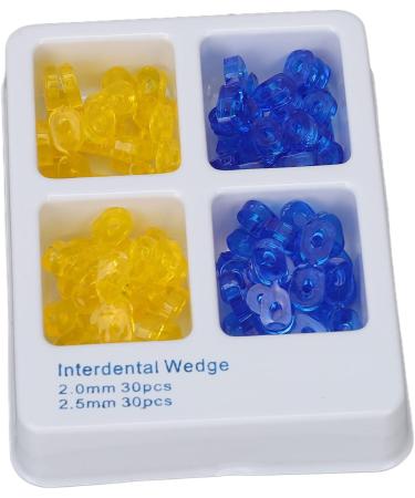 Pack of 60 Elastic Rubber Tooth Wedges | Tooth Separators & Fastening Wedges for Gaps - International Shipping - Buy Online on GoSupps.com