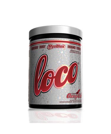 MyoBlox LOCO Pre-Workout Nitric Oxide Booster | Supports Muscle Pumps & Enhanced Vascularity | for Energy Focus & Intensity | 400mg of Natural Caffeine per Scoop (Cherry Cola)