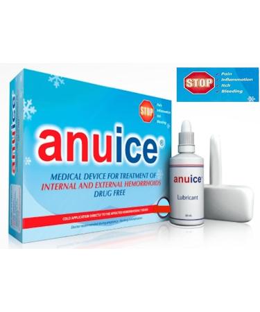ANUICE - Goodbye Hemorrhoids with Anuice - Medical Device to Treat Internal and External Hemorrhoids Without The Dramatic Effects of Surgery. Pack of 4 - Buy Online on GoSupps.com