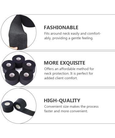 COHEALI Bandes de Protection du Cou en Papier Noir Extensible pour Coiffure 10 Pi ces Jetables Absorbant Transpiration et Poils Coup s Confortables et Ajustables Accessoire - Buy Online on GoSupps.com