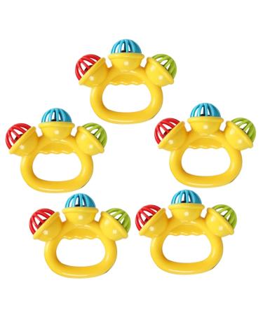 Ibasenice 10 pc Baby Bite Toys & Rattles - Safe Chewing Toys for Toddlers & Newborns - Buy Online on GoSupps.com