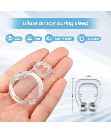 Silicone Magnetic Anti Snoring Nose Clip - Stop Snoring for Quieter, Restful Sleep - Blue - Buy Online on GoSupps.com
