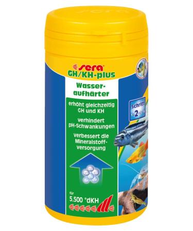 Sera GH/KH-Plus 250 ml (275 g) water processor for the aquarium water-faith hardener to increase the GH and KH (e.g. also Malawi salt)