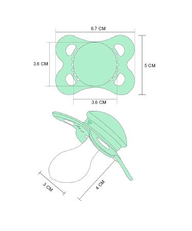 LittleForBig Bigshield Gen-3 Single Big Pacifier Green - Adult Baby Paci - Buy Online on GoSupps.com