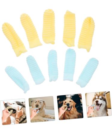HAPINARY Pet Joy 10Pcs pet toothbrush chewable toothpaste on the go toothbrush single use Puppy Toothbrush - Buy Online on GoSupps.com
