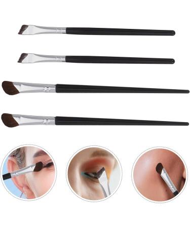 BELLIFFY 4 Pcs Angled Eyeliner Brush Eyeshadow Brush Angled Makeup Brush Small Concealer Brush Flat Concealer Brush Nose Contour Brush Brow Brush Under Eye Concealer Brush Cosmetic Brush - Buy Online on GoSupps.com
