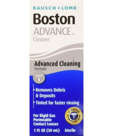 Contact Lens Solution by Boston Advance, for Gas Permeable Contact Lenses, 1 Fl Oz (Pack of 4)