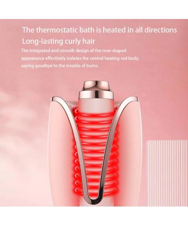 Auto Hair Curler Automatic Curling Wand with 4 Temp Control Curling Iron with 1.1" Large Rotating Ceramic Barrel Fast Heating & Auto Shut Off One Size Pink OneSize Pink - Buy Online on GoSupps.com