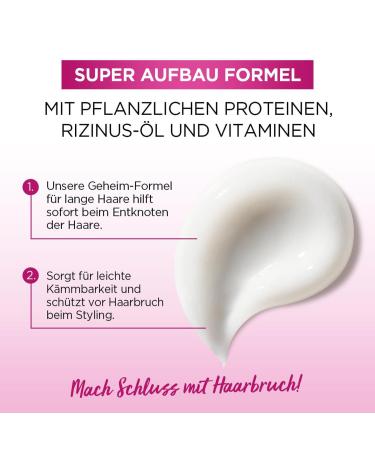 L'Or al Paris Elvital Conditioner for Fragile Hair with Castor Oil - Dream Lengths Super Structure Rinse 250 ml | International Shipping Available - Buy Online on GoSupps.com