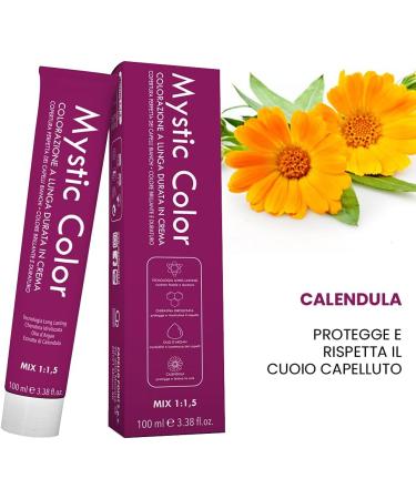 Mystic Color Hair Color Formula Enriched with Argan Oil and Calendula Long-Lasting Permanent Coloring Cream Iridescent Brown 4.2 100 ml - Buy Online on GoSupps.com