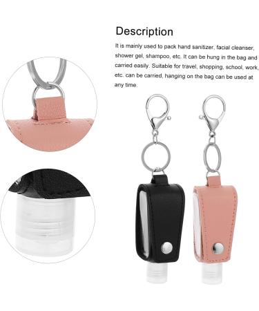 Gleavi 8 Set Bottle Covers for Key Holders - Clear Plastic Travel Containers for Toiletries - 2 Colors 2 Pieces - International Shipping Available - Buy Online on GoSupps.com